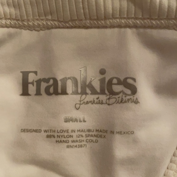 Frankies bikinis “Cole” bottoms in white - Picture 5 of 5